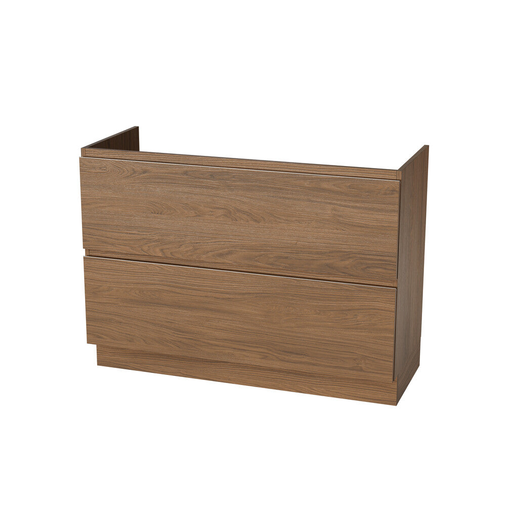 Van Marcke Fortitudo Tre sous-meuble L1000xH880xP495mm 2tiroirs Castello Oak Brown