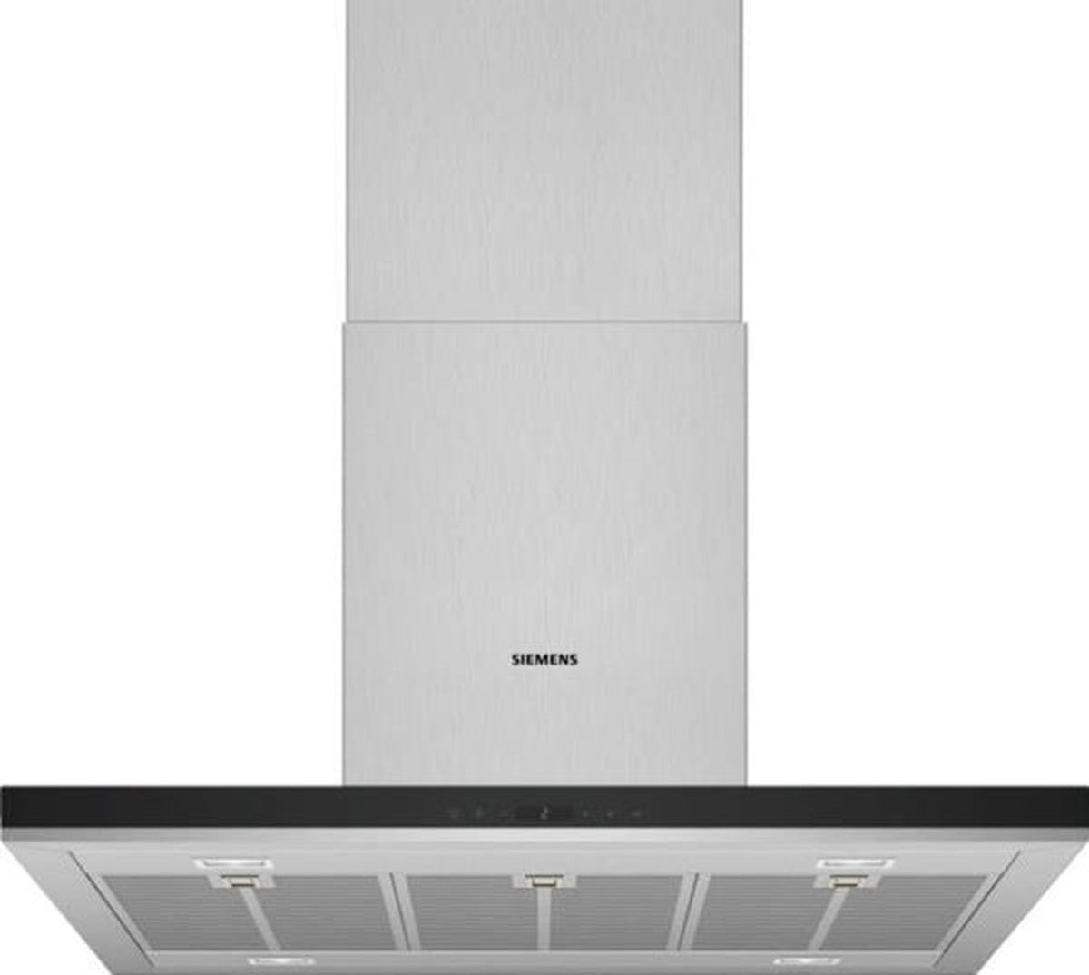 Hotte IQ500 Décoratif - îlot Box, 90cm, Inox, iQdrive, 3 niveaux + 2 intensifs, 445 / 867,1m³ / h, 5