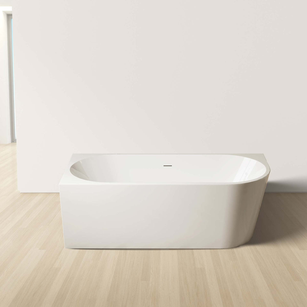 Left corner bathtub - Aloni 180x80x58 cm white