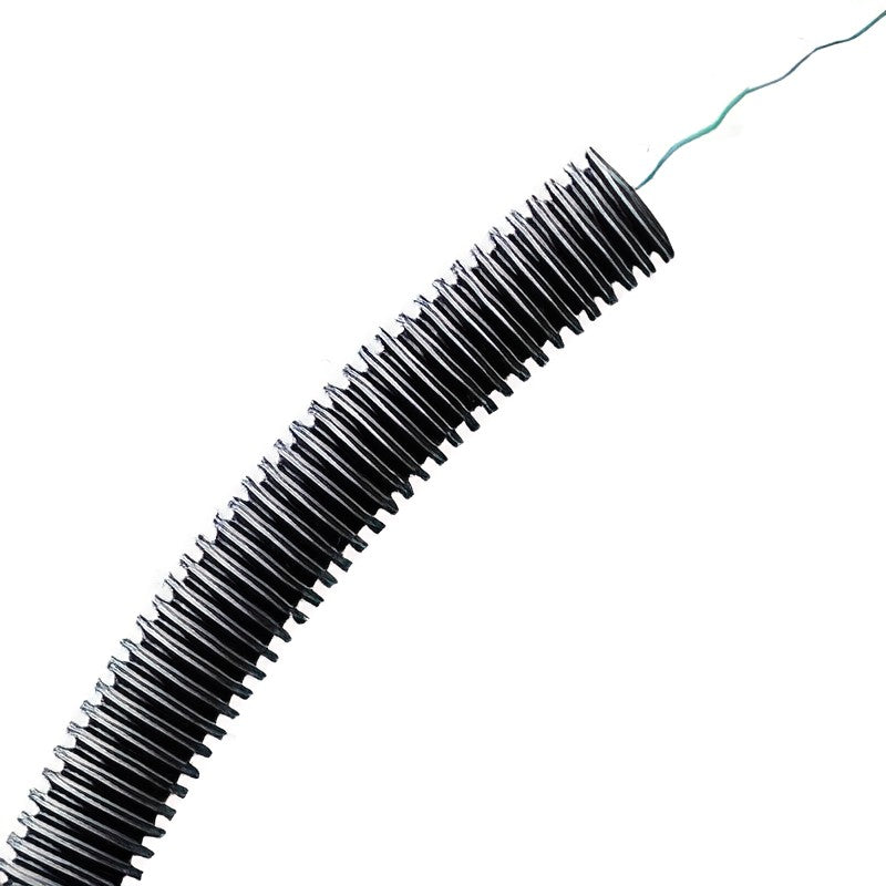 Flexible corrugated conduit 16mm diameter with draw wire 100 meters
