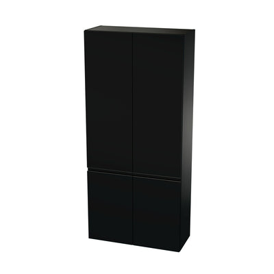 Van Marcke Fortitudo Due armoire colonne L800xH1760xP340mm 4portes black matt