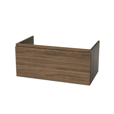 Van Marcke Ventus Uno sous-meuble B900xH400xD495mm 1tiroir Walnut
