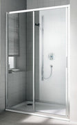 Kermi Cada XS porte coulissante 2 éléments 1200x2000 mm gauche