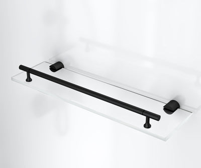 RIMO CABINE DE DOUCHE COMPLÈTE AVEC PORTE PIVOTANTE - RÉVERSIBLE - 90X215X90 CM - NOIR MAT - VERRE CLAIR