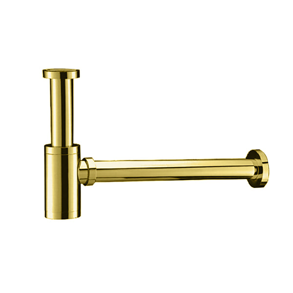 UNIFORMA SIPHON POUR LAVABO ET LAVE MAINS – OR BROSSÉ (PVD)