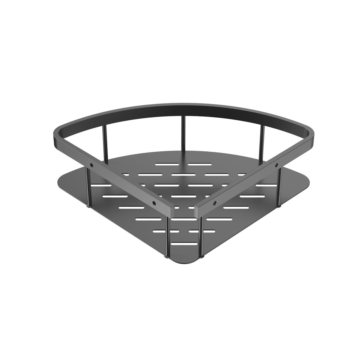 UNIFORMA PANIER DE DOUCHE – MODÈLE D’ANGLE – 22X7X22 CM – GUNMETAL (PVD)