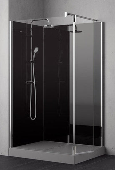 Van Marcke Collection Vidrio Walk-Inn 120x80cm 1 partie pivo 37cm receveur blanc