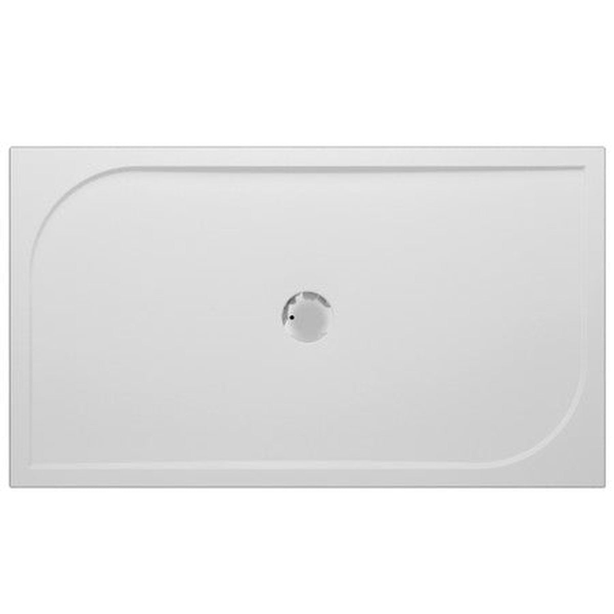 GO by Van Marcke Argon tub de douche 1000x800x30mm
