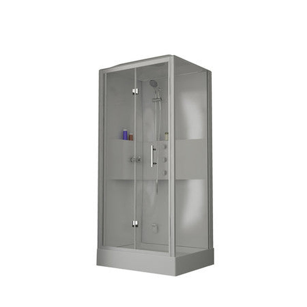 Van Marcke Lilou Hamam Hydro+Vapeur cabine douche polystyrène porte pliante