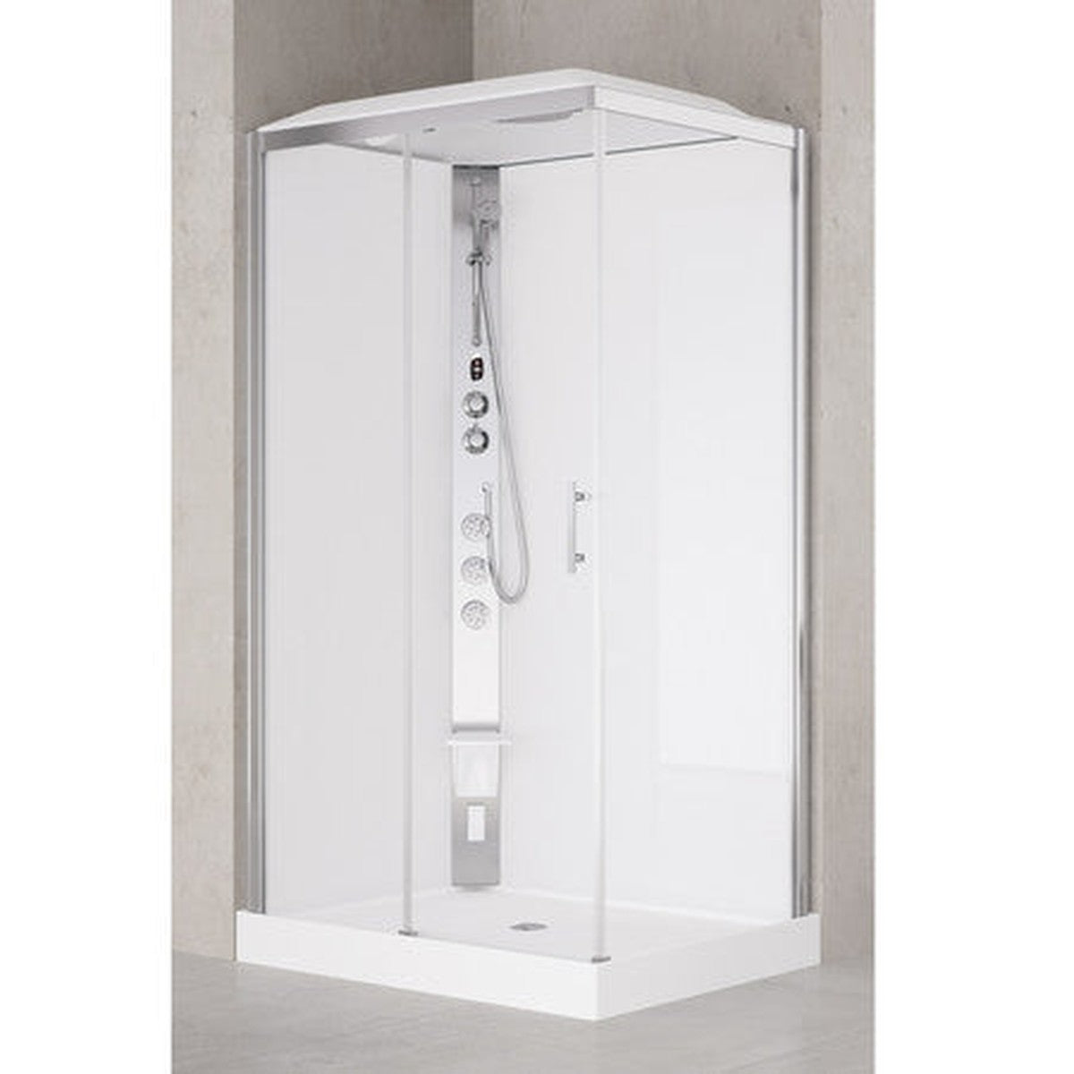 Van Marcke Vidrio Hammam cabine douche rectangulaire 1200x900mm gauche