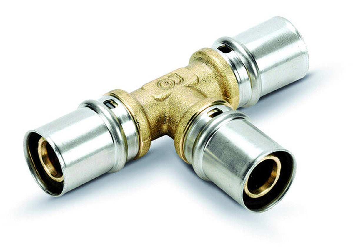 SYSTEMPEX Té réduit tube alu raccord à sertir 40-20-40