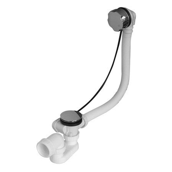 Van Marcke Pro garniture baignoire bouton à tourner D52mm chromé tournant