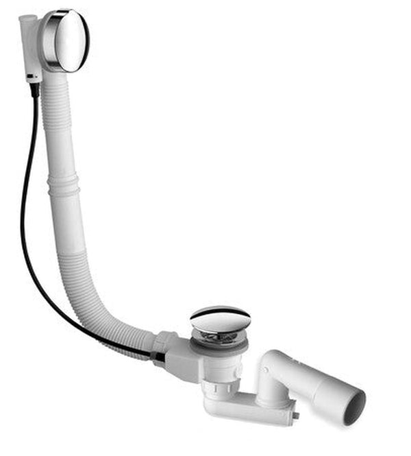 Van Marcke Pro garniture baignoire à tourner D52mm chromé raccordement