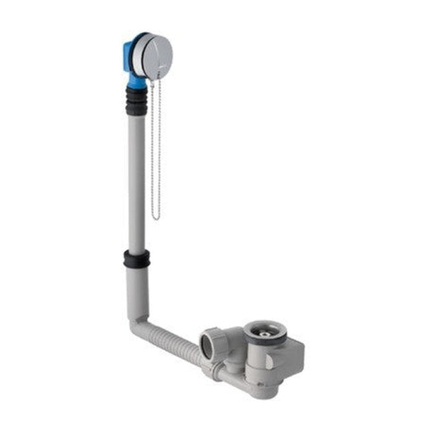 Geberit Uniflex garniture baignoire chaîne bouchon D52mm chromé brillant