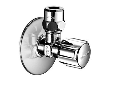 Schell angle valve short version chrome G 3/8"M x G 3/8"M