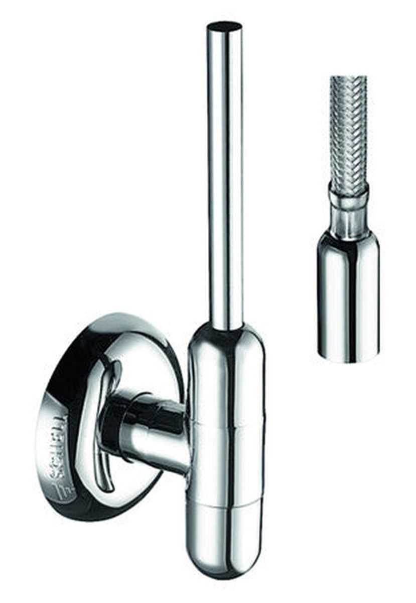 Schell Rondo robinet d'équerre avec rosace 1/2" chromé
