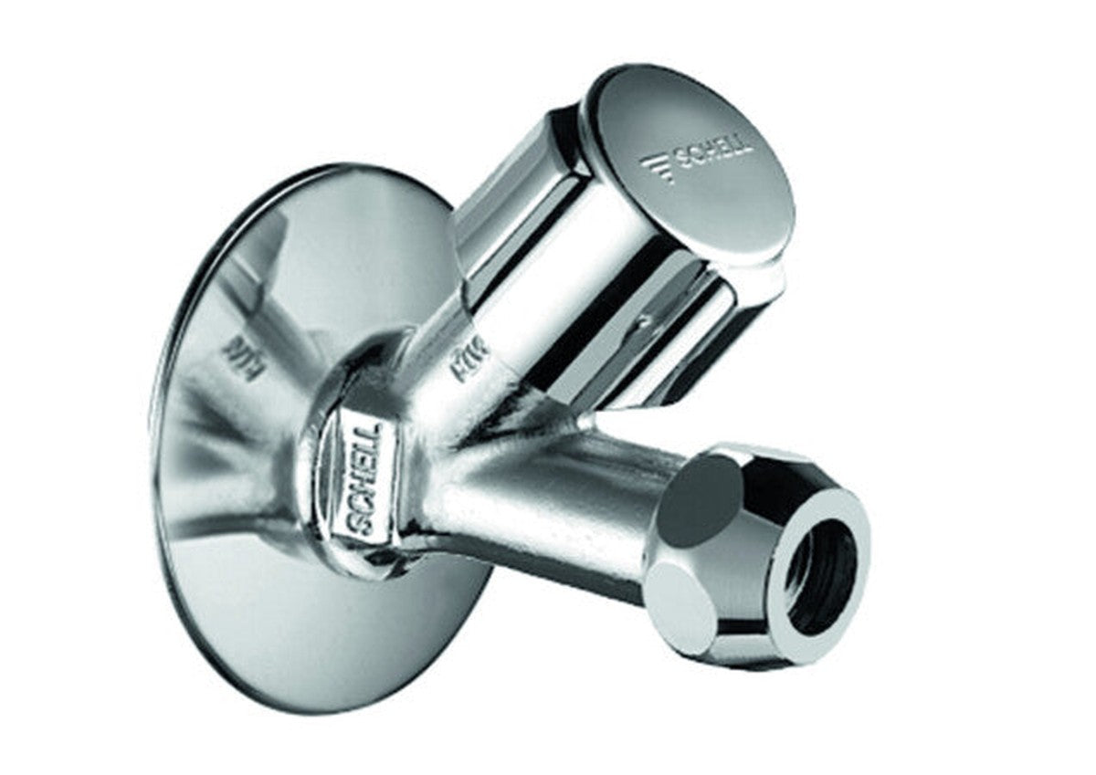Schell robinet d'équerre à siège incliné 1/2"M x 3/8"M