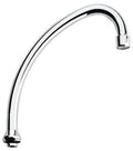 Grohe bec tube orientable bec en H saillie 185mm sans butée en laiton