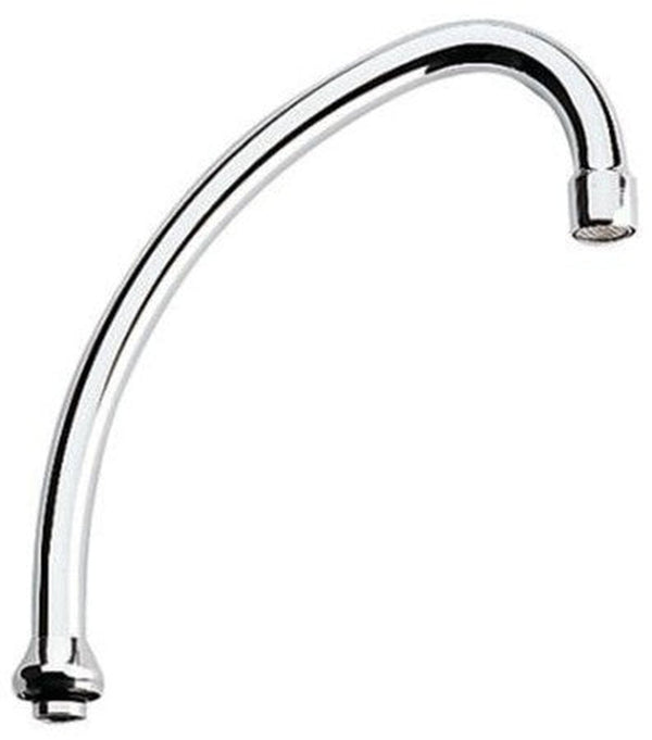 Grohe bec tube orientable bec en H saillie 185mm sans butée en laiton