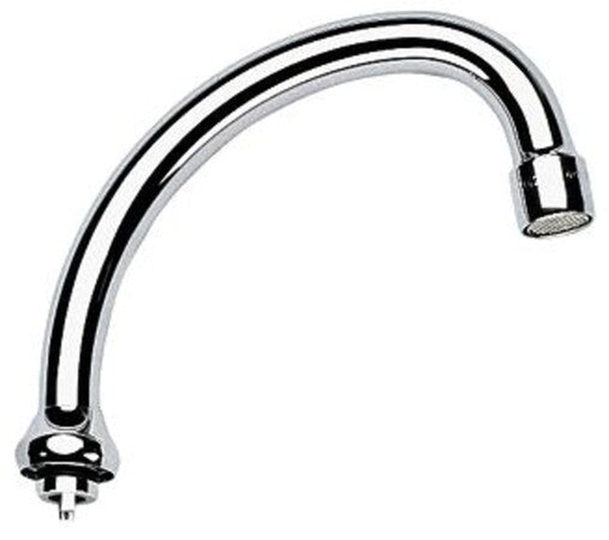 Grohe bec tube orientable bec en H saillie 140mm avec butée en laiton