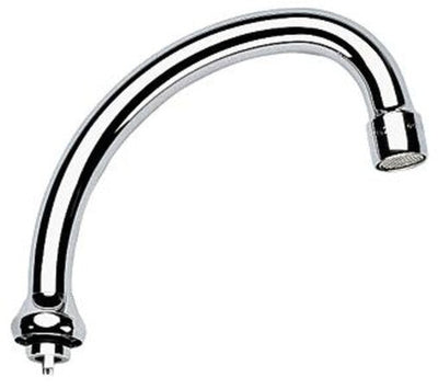 Grohe bec tube orientable bec en H saillie 140mm avec butée en laiton
