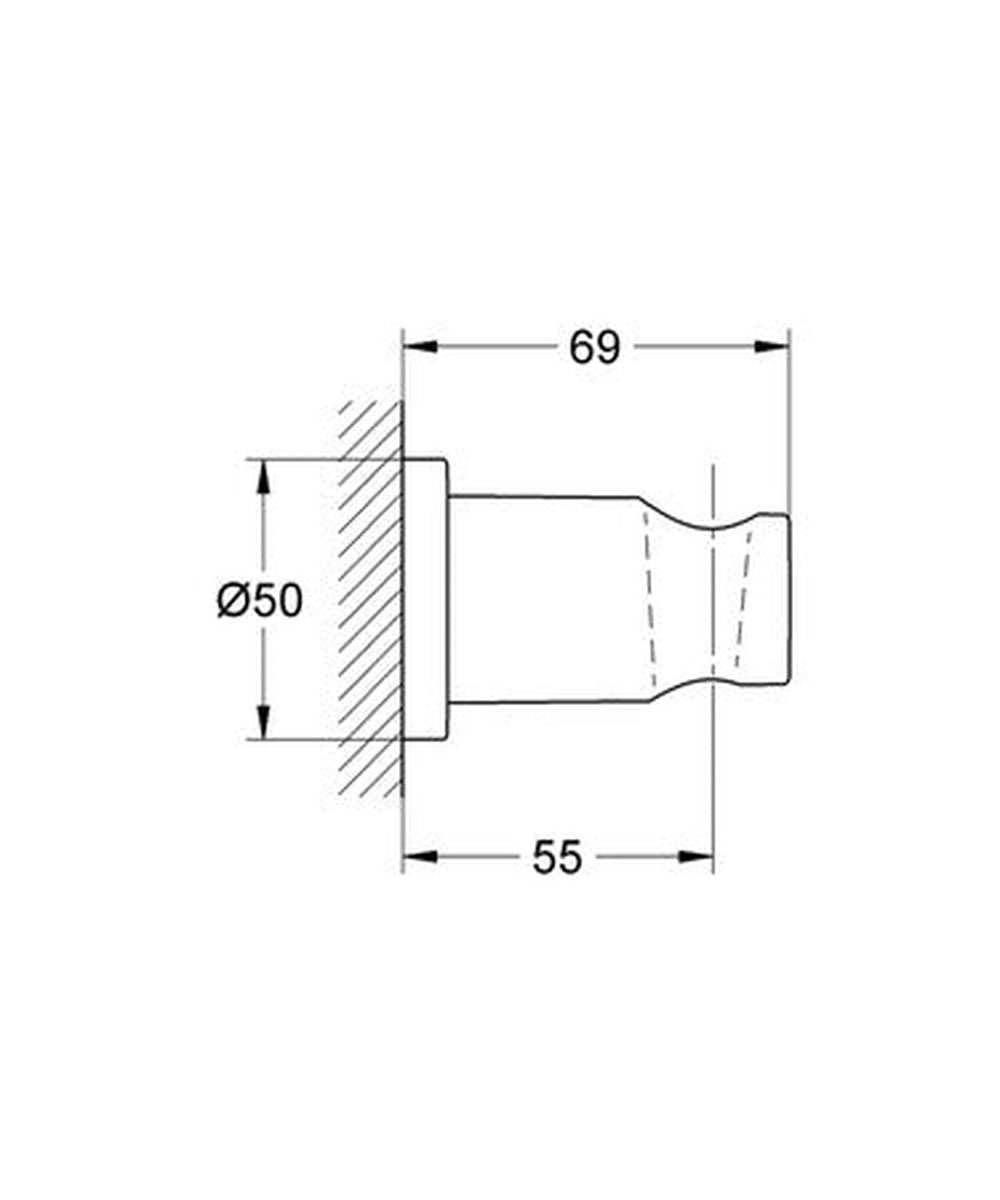 Grohe Rainshower Shower Holder - SuperSteel
