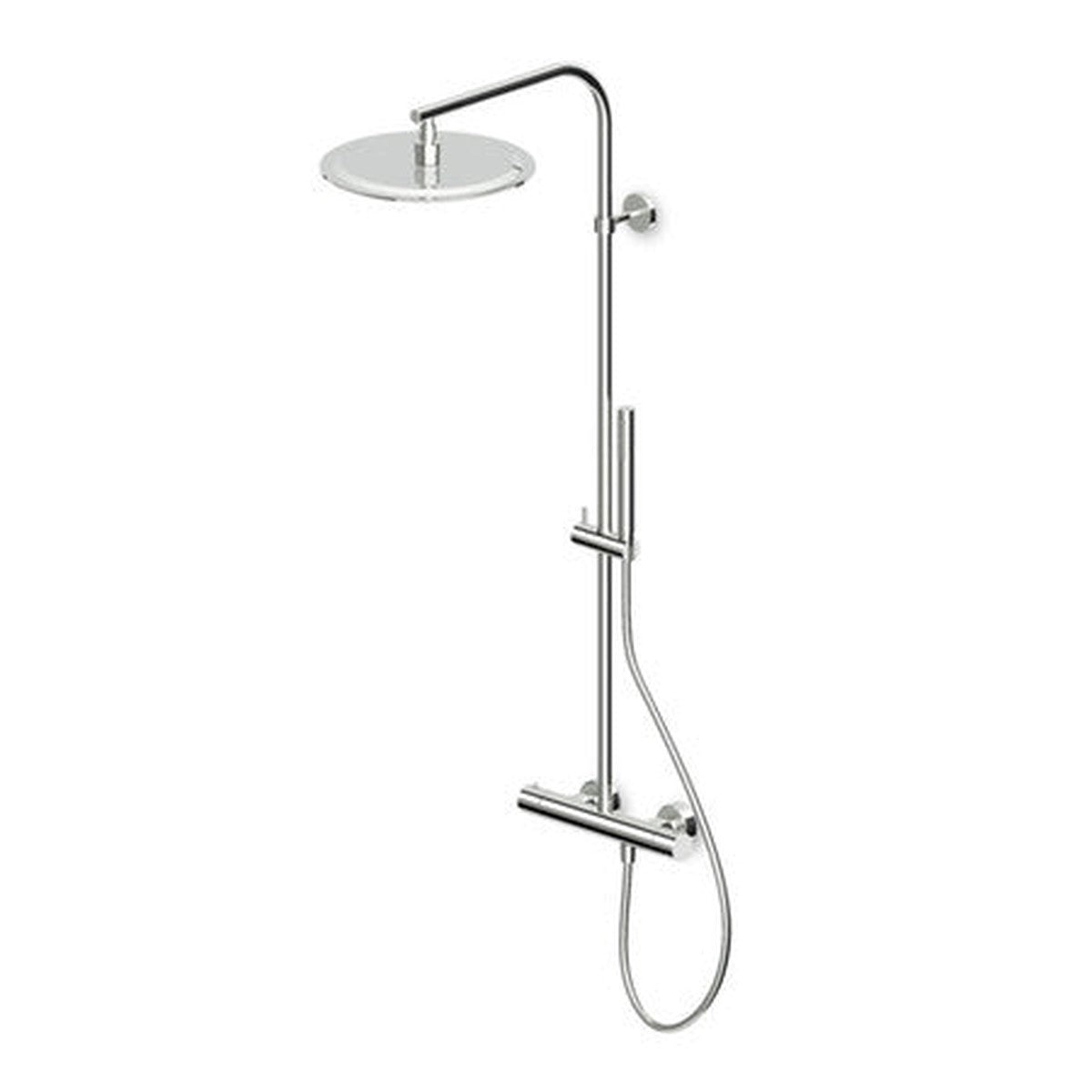 Zucchetti Showers round thermostatic shower column D300mm