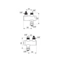 Mitigeur thermostatique central Delabie Premix Nano