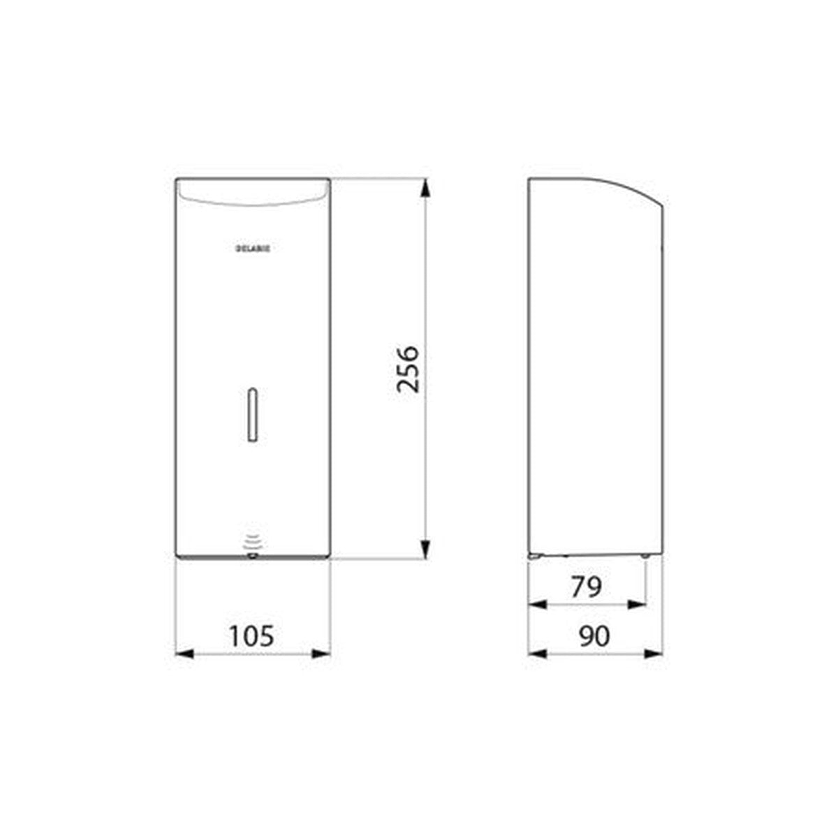 Delabie 1L Wall-Mounted Electronic Soap Dispenser