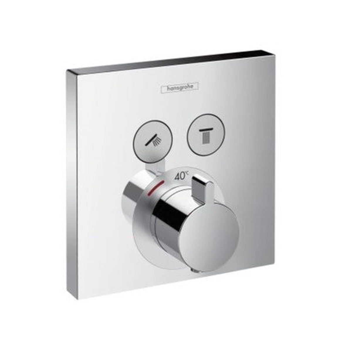 Hansgrohe ShowerSelect set de finition thermostatique encastré pour 2 systèmes