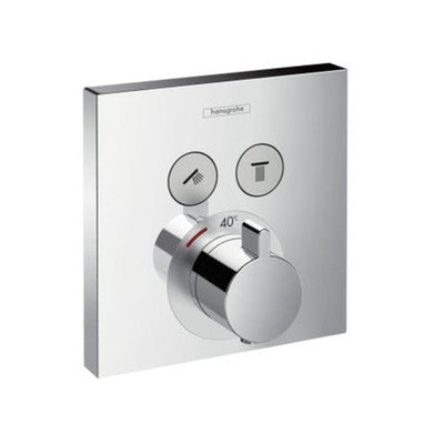 Hansgrohe ShowerSelect set de finition thermostatique encastré pour 2 systèmes