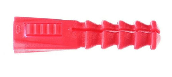 RAM chevilles universels en polyéthylène R8 rouge 1000 pièces