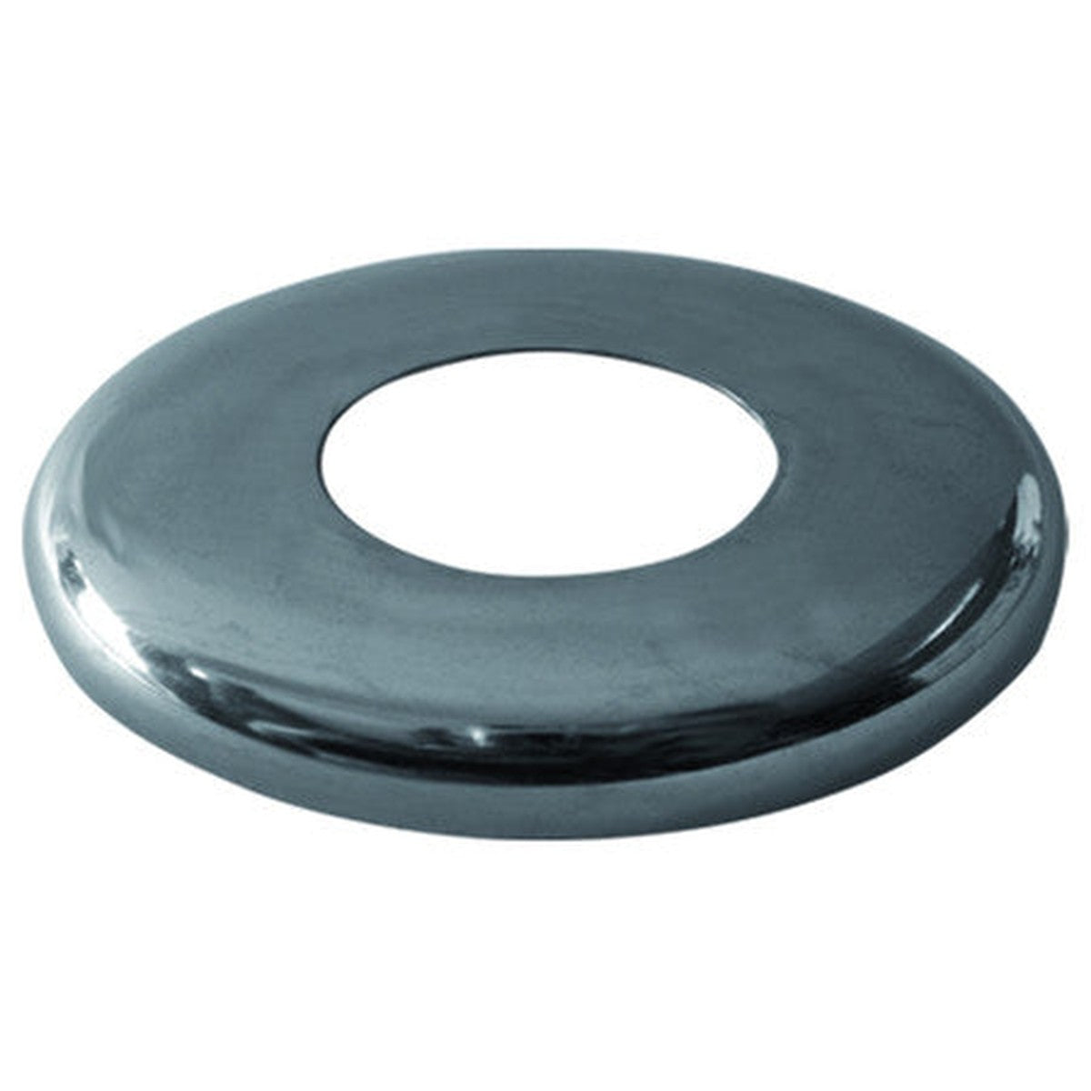 rosace 3/4" H 5 mm inox chromé