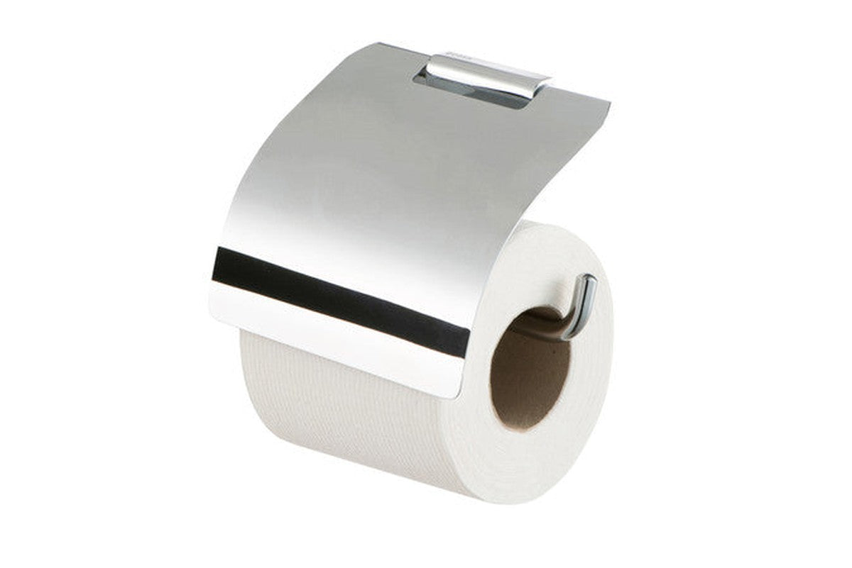 Toilet roll holder with chrome cover - Geesa AIM