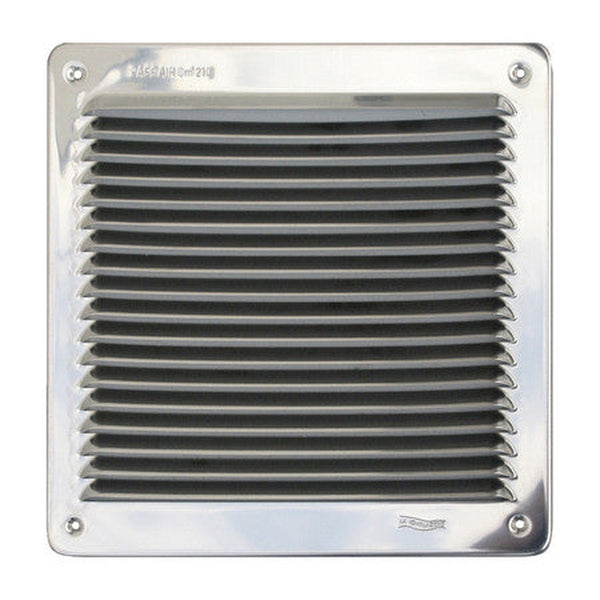 GRILLE VENT. FIRST228X228 INOX