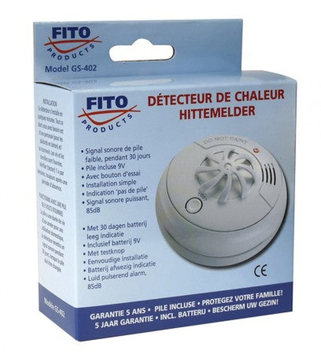 Fito détecteur de chaleur 9V
