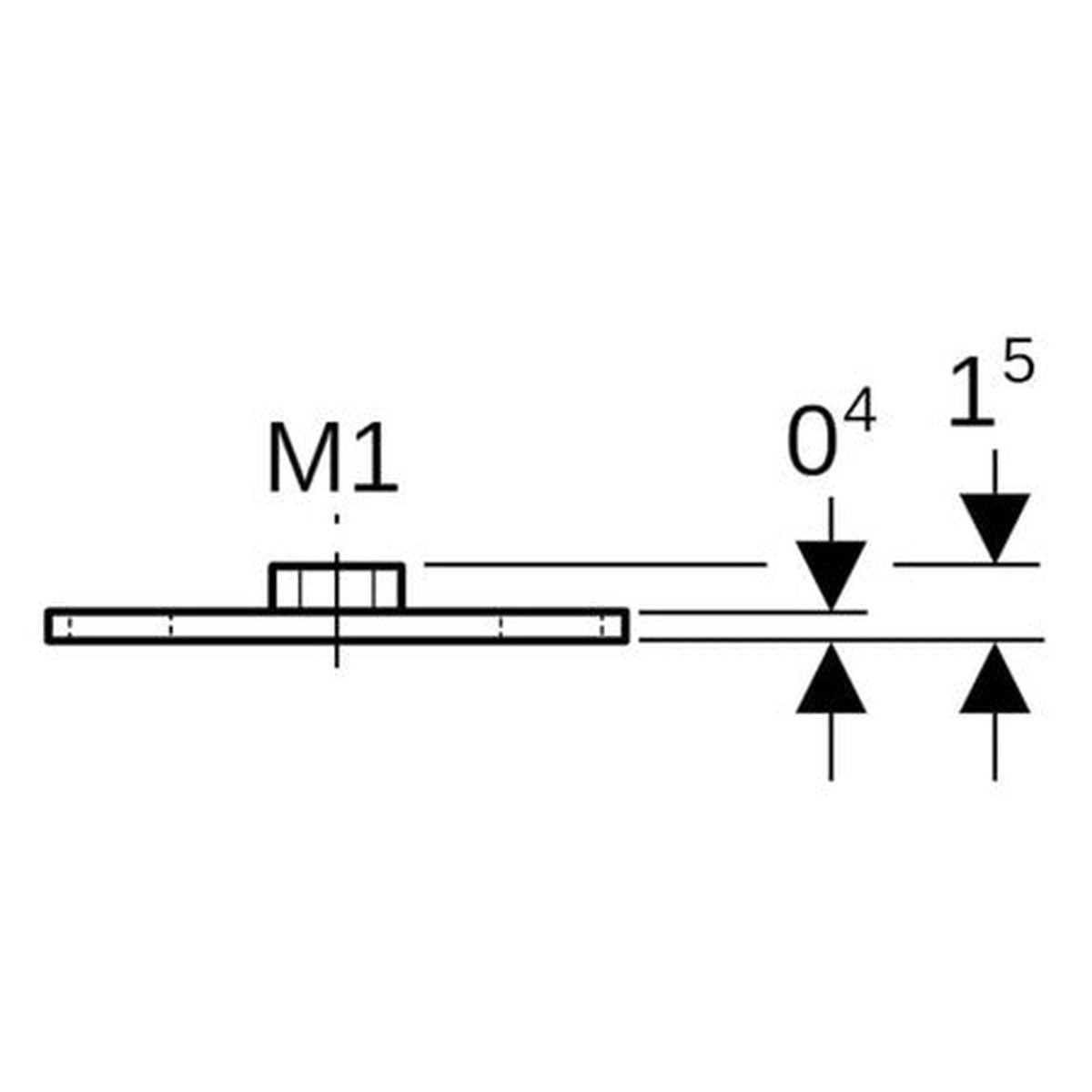 Bride de fixation M10 Geberit
