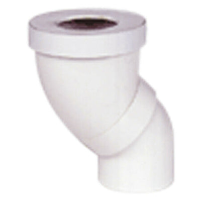 Nicoll Prise WC raccord réglable D 90 mm PVC blanc
