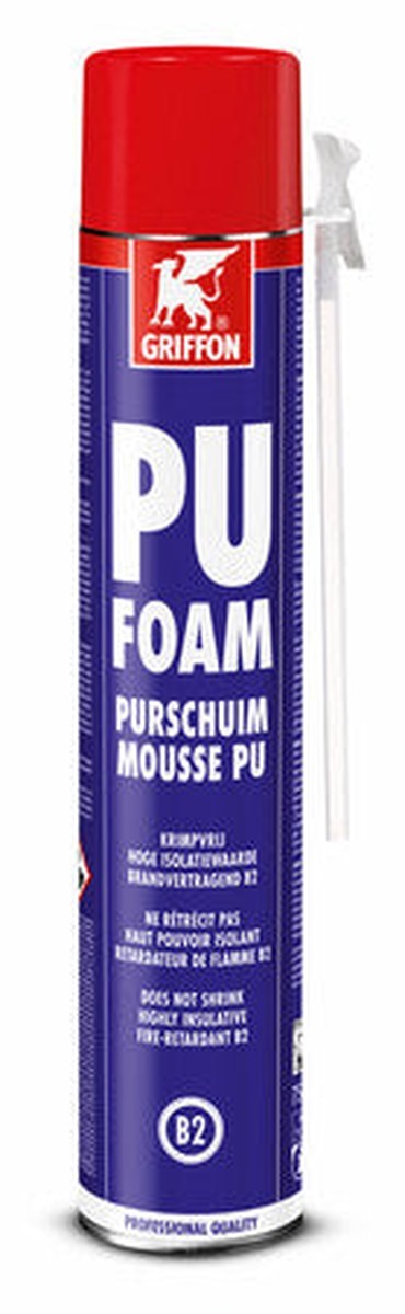 Griffon PU-Foam mousse de polyuréthane à durcissement rapide 750 ml