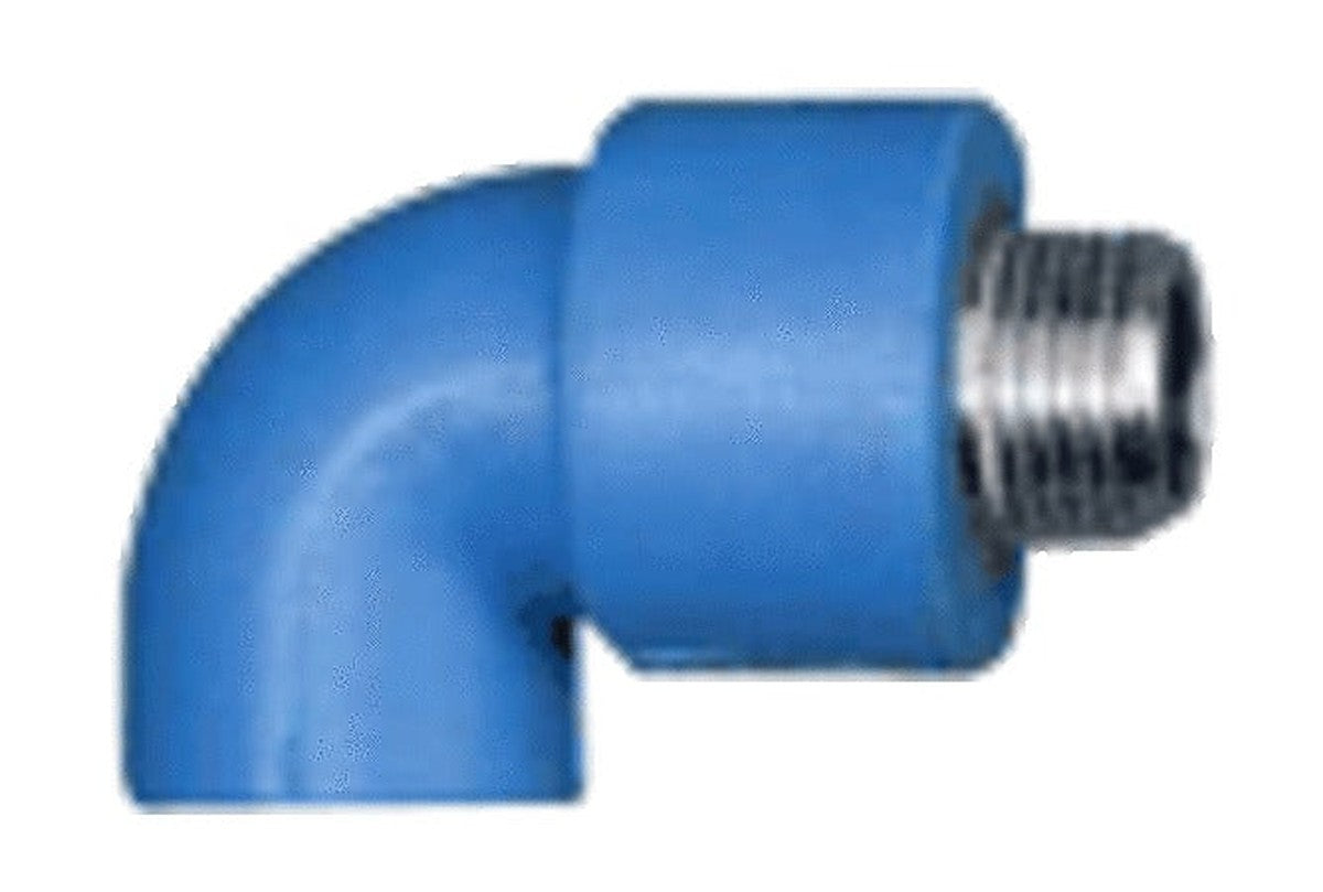 Niron PPRc sanitary fitting, male elbow, 20mm x 1/2"M