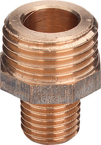 Viega bronzen schroeffitting MM 1/8"x1/4" schroefdraad R/schroefdraad G