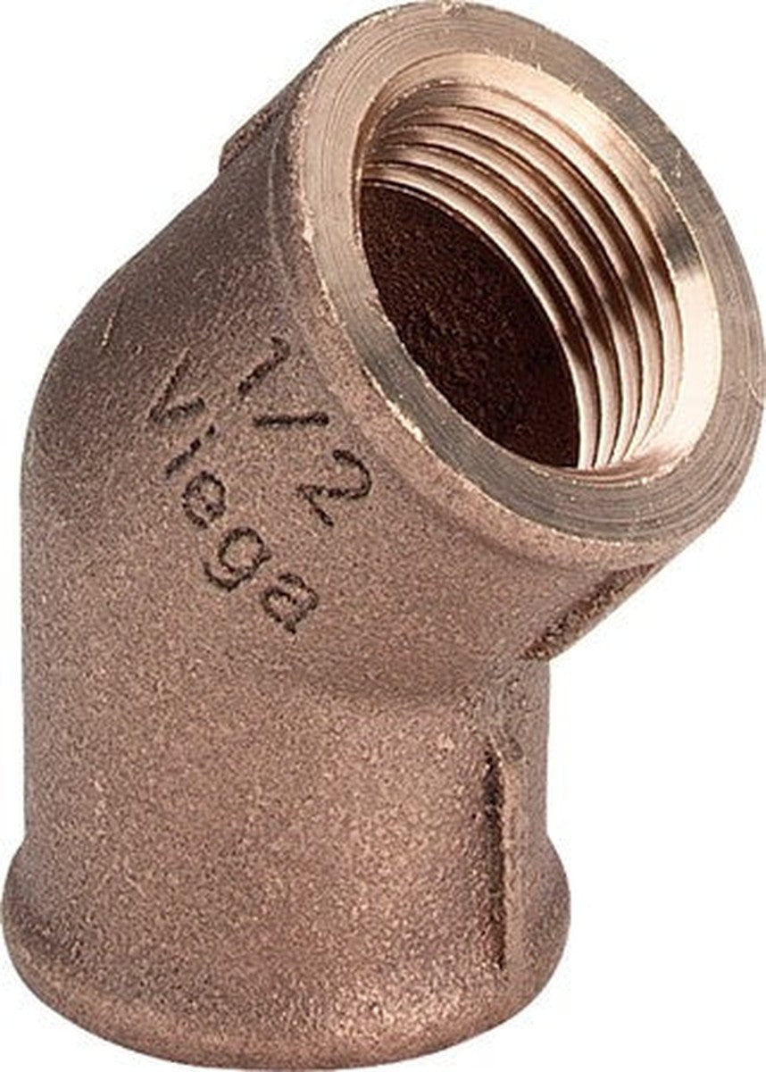 Viega elbow 45° bronze 3/8"FPT