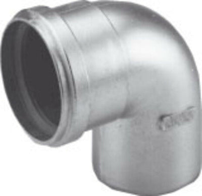 Muelink & Grol 90° dikwandige bocht D80 aluminium