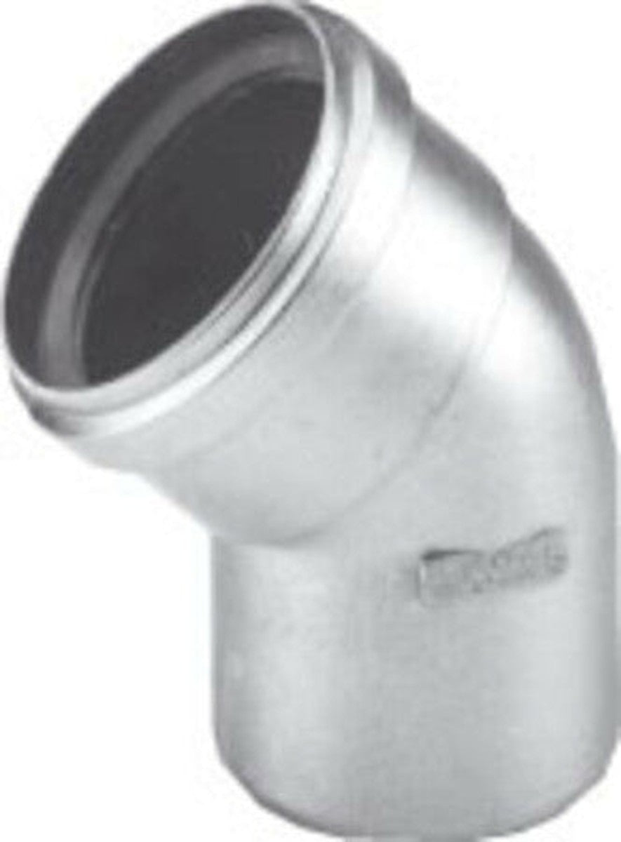 Muelink & Grol 90° dikwandige bocht D80 aluminium