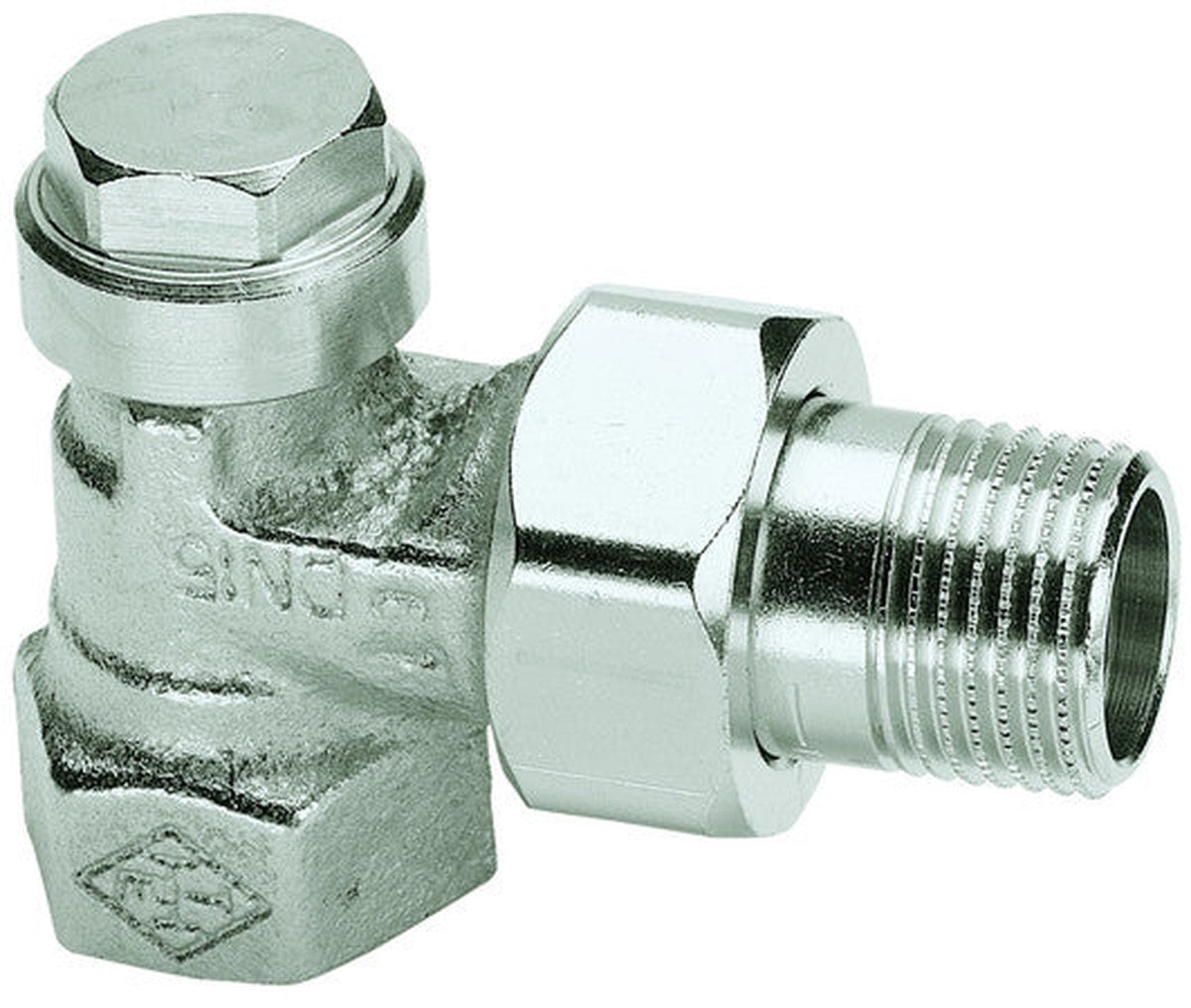 Heimeier Regulux 1/2" F elbow fitting