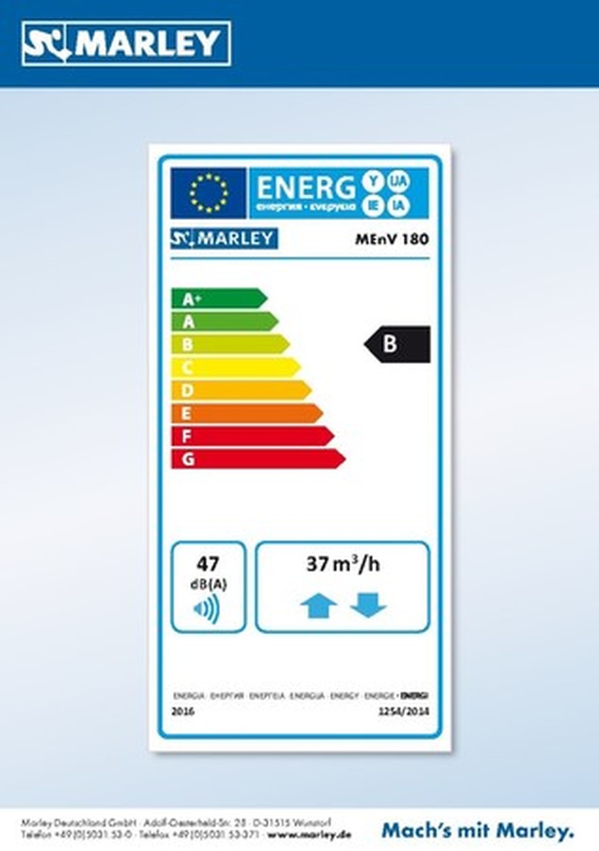 Appareil de récupération de chaleur Marley