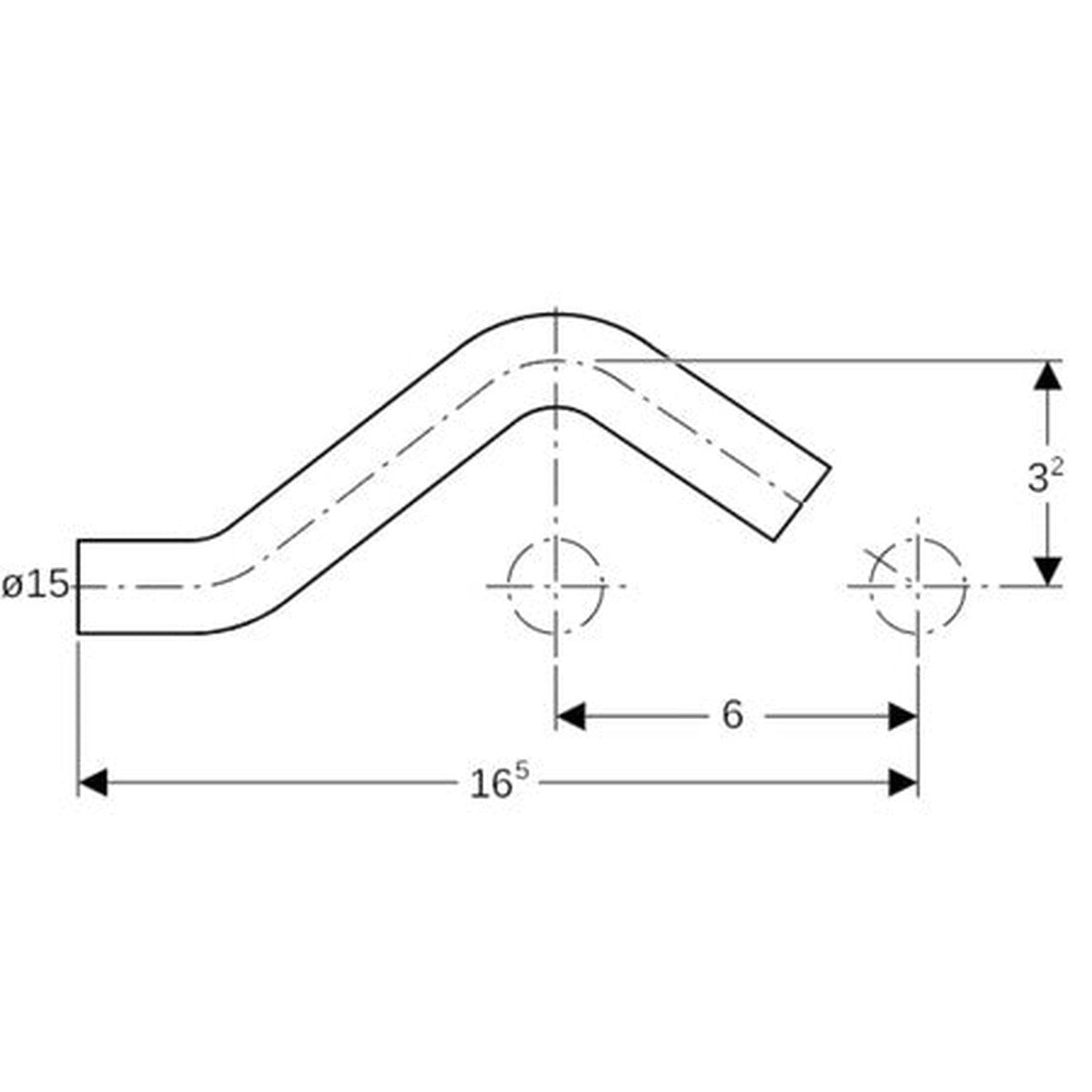 Raccord à sertir Geberit Mapress acier carbone 15 mm
