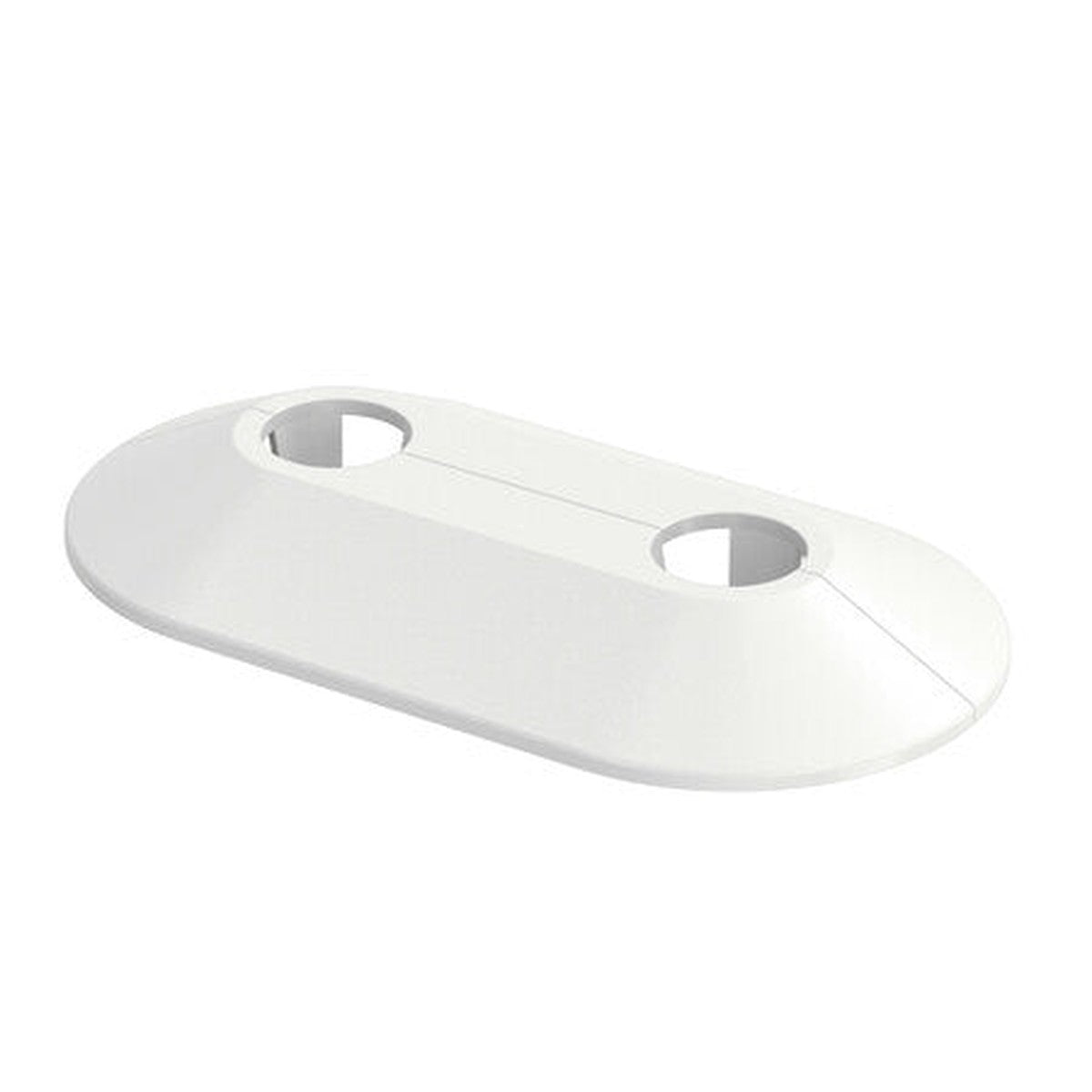 Flamco RVD rosace synthétique double blanc 16/50