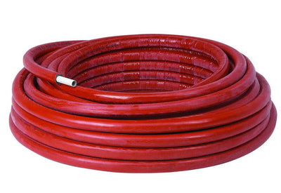 Comap Multiskin MS4 tube multicouche rouleau Pex-Alu pré-isolé rouge 6mm D16 100