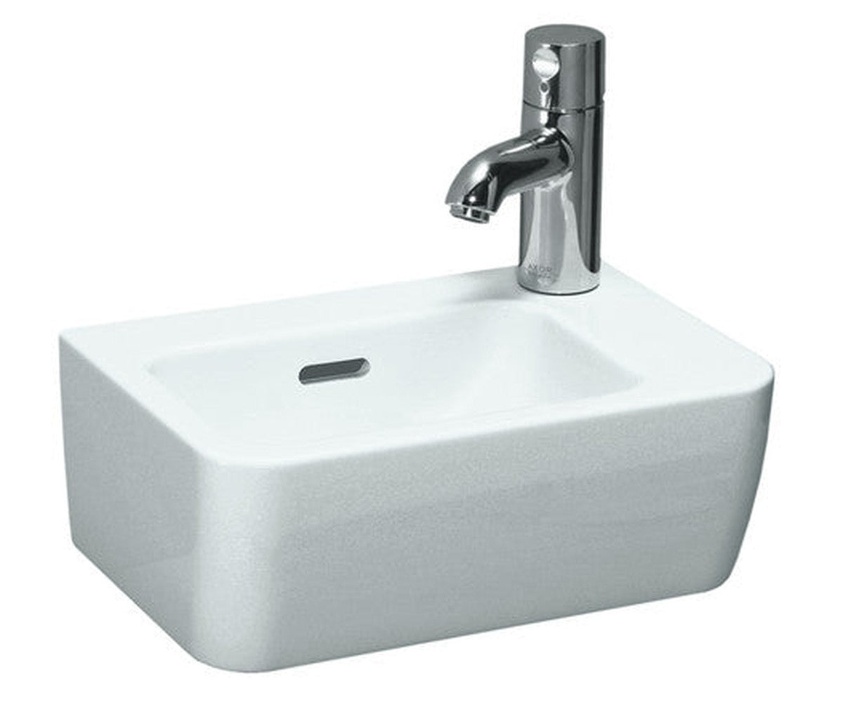 Lave-mains Laufen Pro S 360x250 mm blanc 1 trou robinet à droite